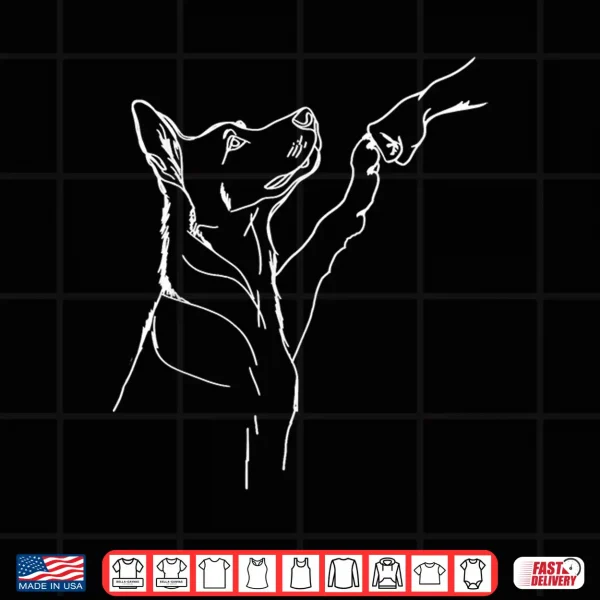 Design German Shepherd Fist Bump Dog Fist Bump German Shepherd Shirt