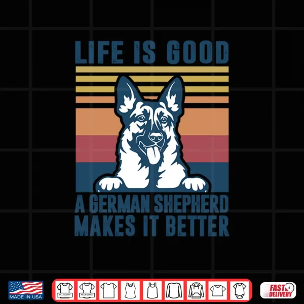 Design German Shepherd Gift Dog Dad Mom German Shepherd Shirt