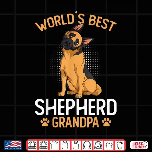 Design German Shepherd Grandpa Dog Professional Identity Shirt