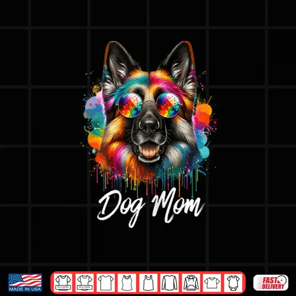 Design German Shepherd Owners Dog Mom for Dog Lovers Dog pop Art Shirt