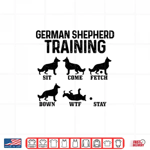 Design German Shepherd Training Funny Dog German Shepherd Mom Dad Shirt