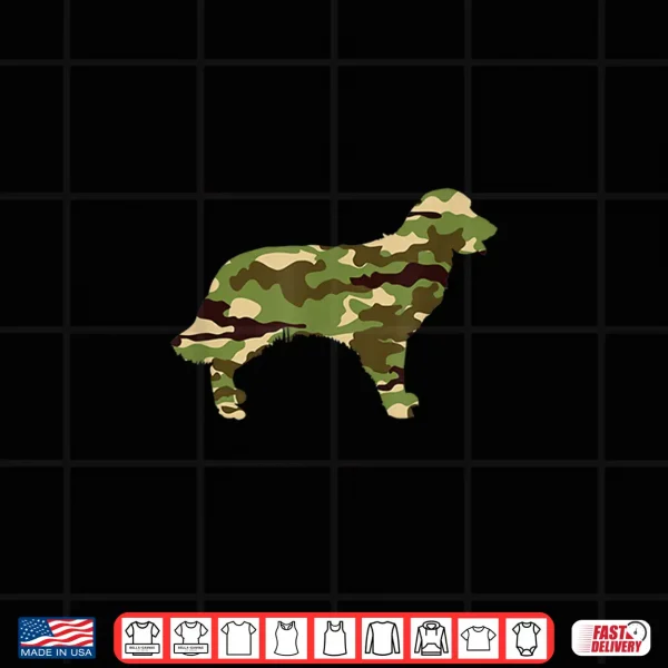 Design Golden Retriever Camo Camouflage Dog Lover Shirt