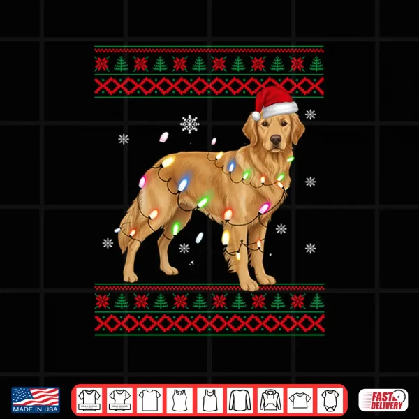 Design Golden Retriever Christmas Sweater Golden Retriever Ugly Shirt