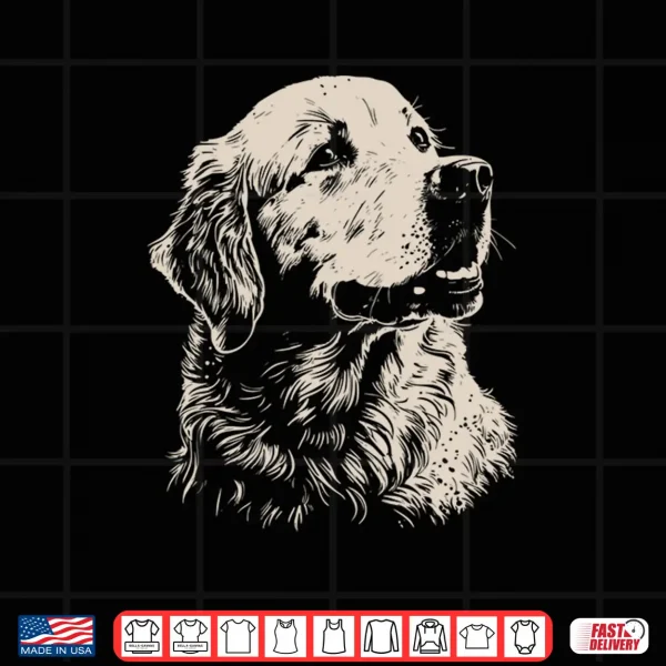 Design Golden Retriever Dog Shirt