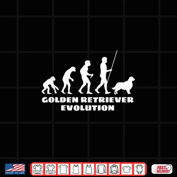Design Golden Retriever Evolution Shirt