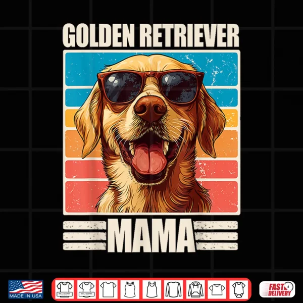 Design Golden Retriever Mama Professional Identity Statement Shirt