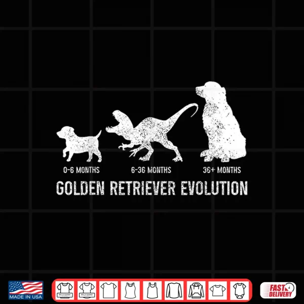 Design Golden Retriever Mom Dad Puppy Funny Dog Owner Dog Lover Shirt