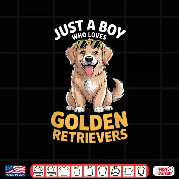 Design Golden Retriever Professional Minimalist Modern Graphic Shirt