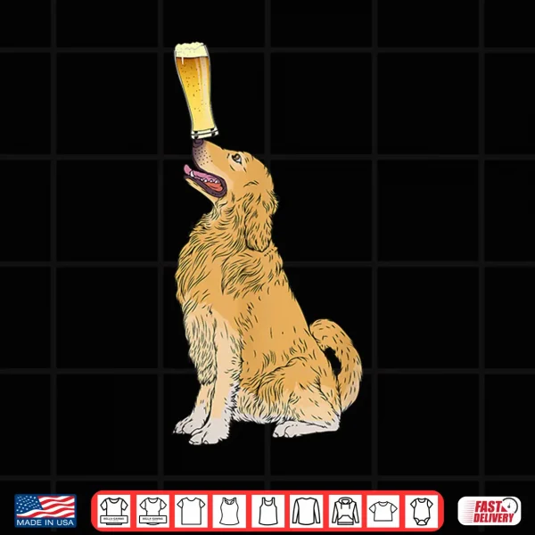 Golden Retriever Shirt Beer Lovers Shirt Craft Beer Tee 4 Design Golden Retriever Shirt Beer Lovers Shirt Craft Beer Tee