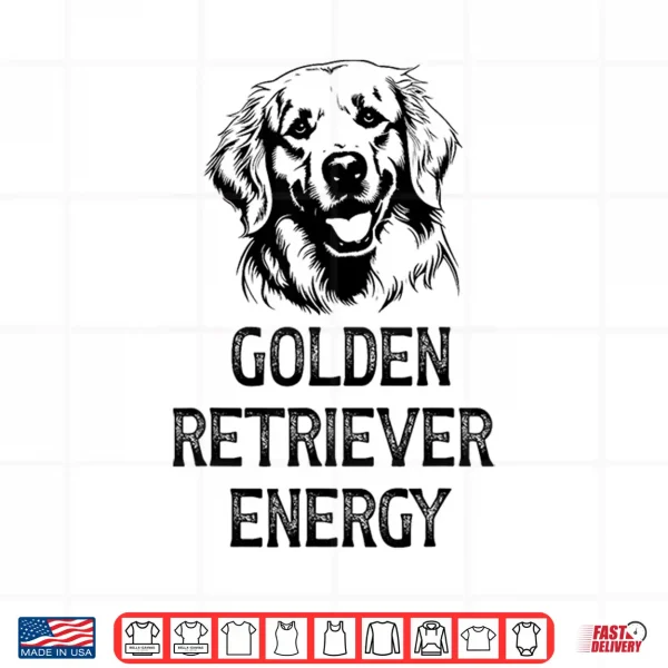 Design Goldern Retriever Energy Shirt