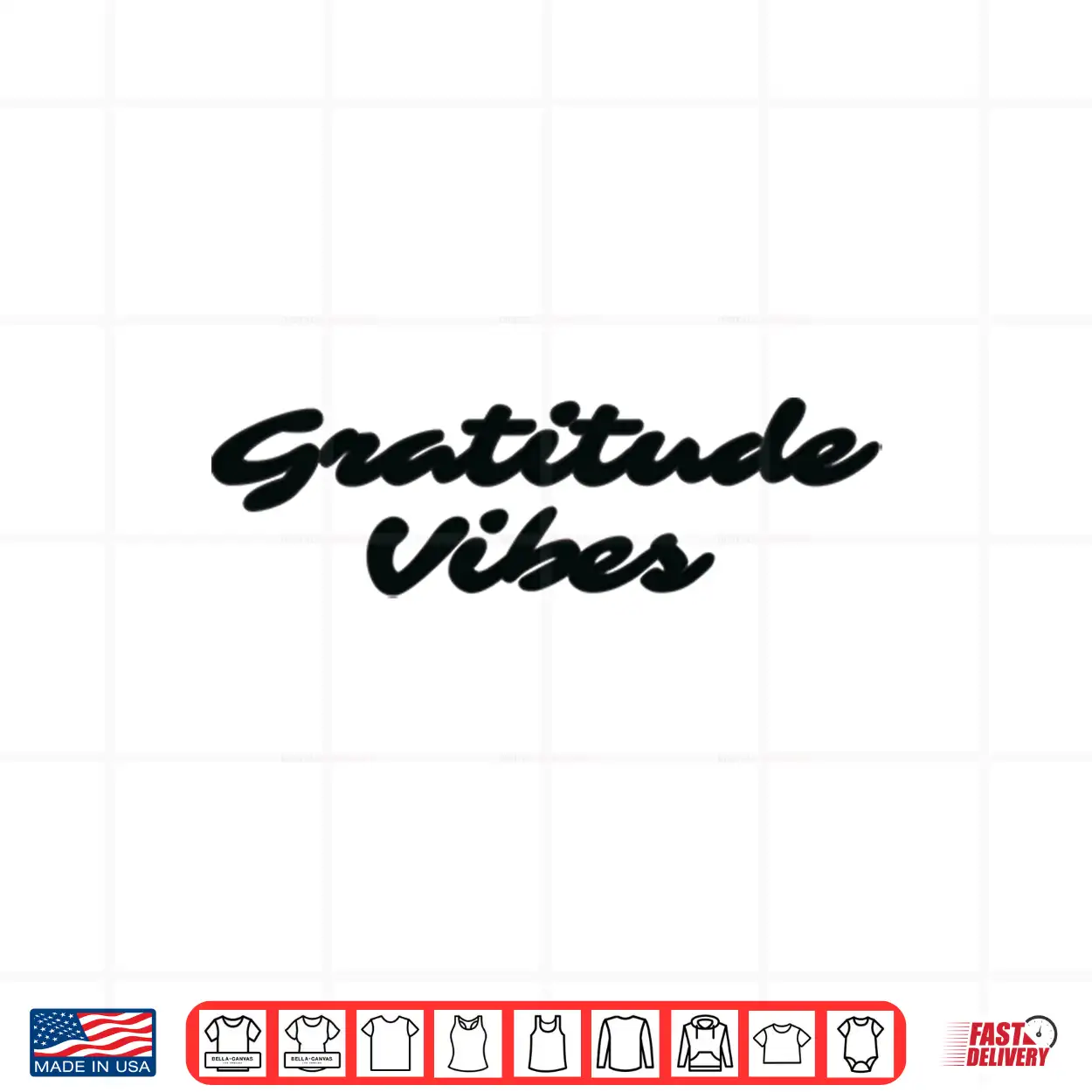 Gratitude Vibes Black Shirt Gratitude Vibes Black Shirt
