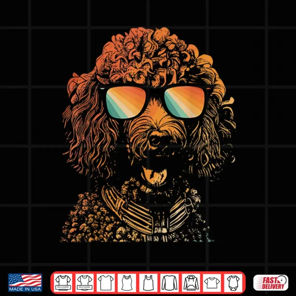 Design Groovy Poodle Dog Owner Pet Breeder Canine Puppy Lover Shirt