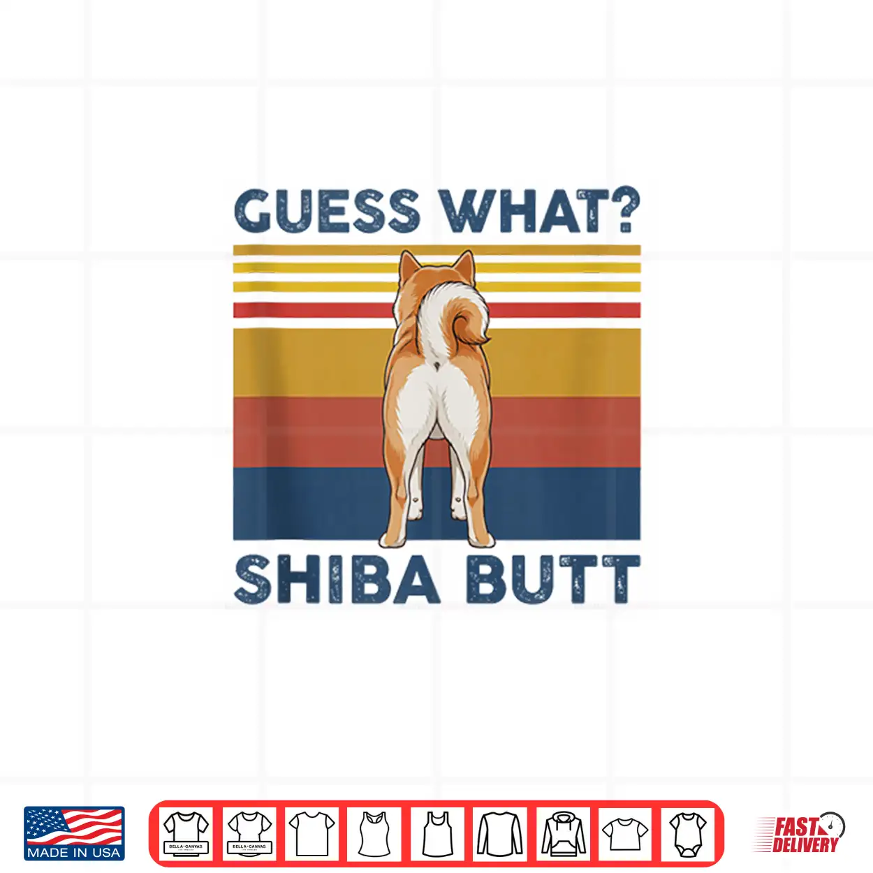 Guess What Shiba Butt Shiba Inu Funny Shirt Guess What Shiba Butt Shiba Inu Funny Shirt