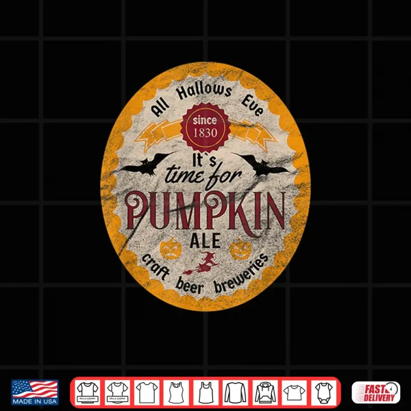 Design Halloween Craft Beer Pumpkin Ale Shirt