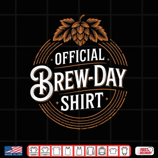 Design Homebrew Beer Brewer Vintage Brew Day Shirt