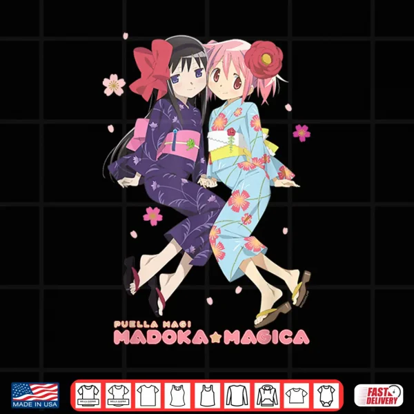Design Homura Akemi Madoka Kaname Kimono Anime Shirt