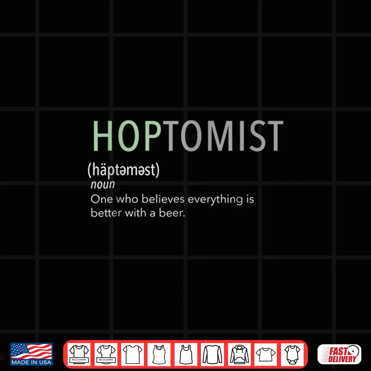 Hoptomist Brewery Craft Beer Drinking Tshirt Craft Beer Love Hoptomist Brewery Craft Beer Drinking Tshirt Craft Beer Love