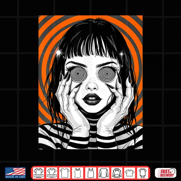 Design Horror Anime Manga Aesthetic Japanese Creepy Kawaii Goth Shirt