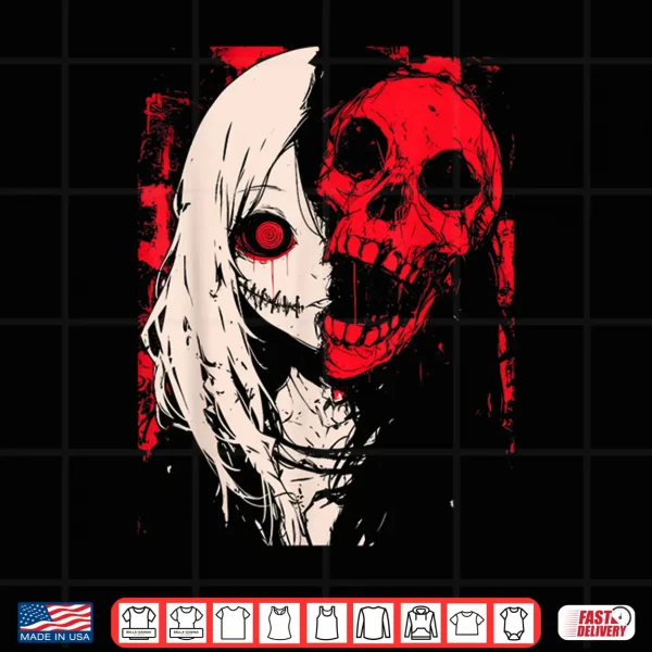 Design Horror Anime Manga Japan Japanese Creepy Kawaii Goth Shirt