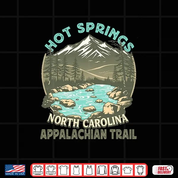 Design Hot Springs North Carolina Appalachian Trail Hiking Premium Tri Blend Shirt