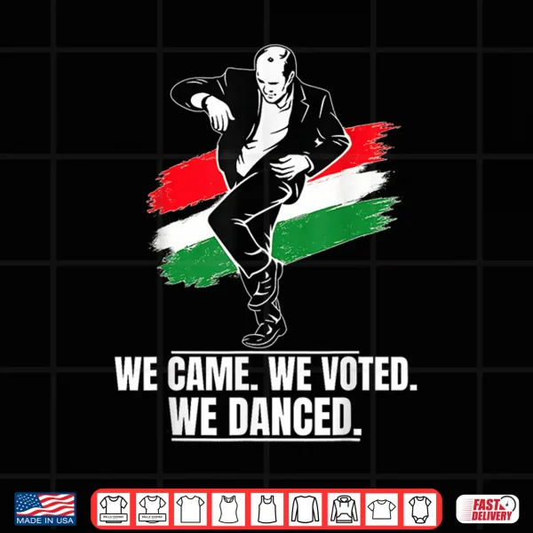 Design Hungarian Election 2026 Tisza Victory Dancing Politician Shirt