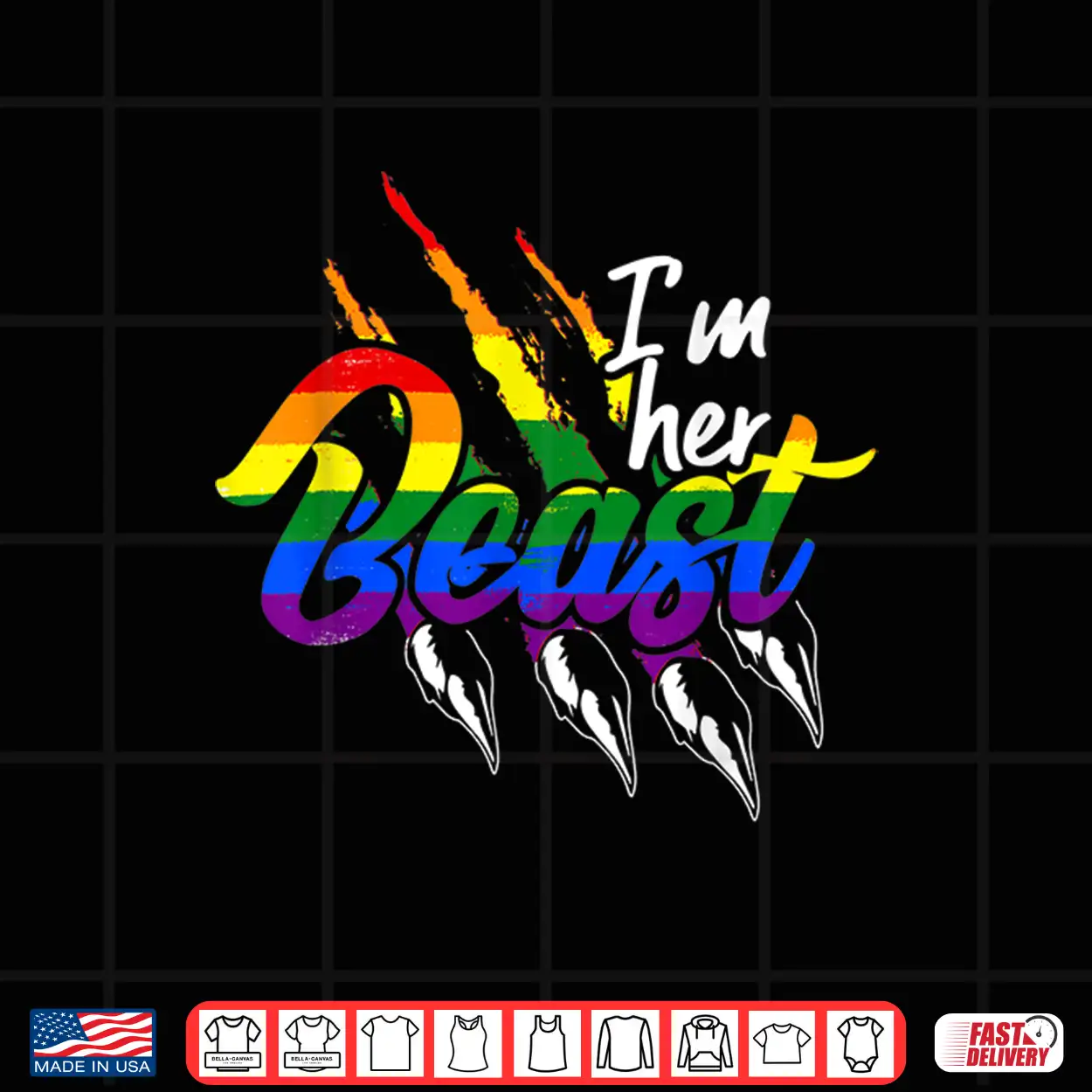 Im Her Beast Lgbt Shirt Im Her Beast Lgbt Shirt