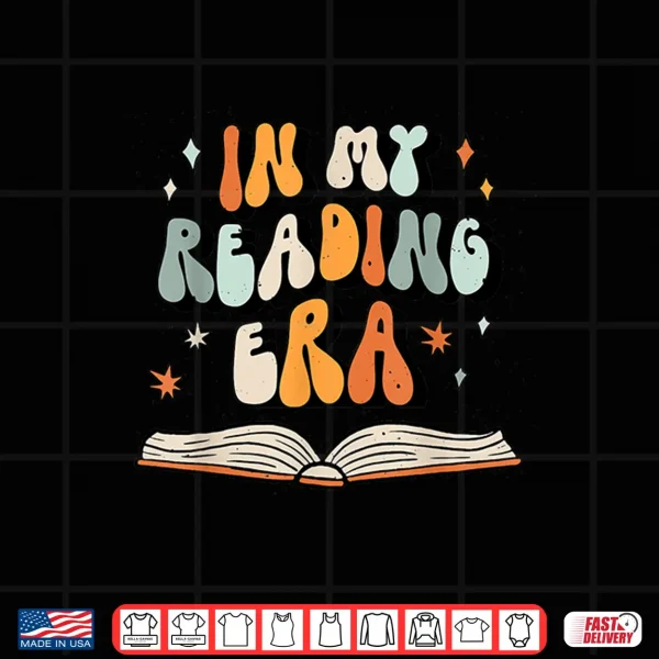 Design In My Reading Era Book Reading Shirt