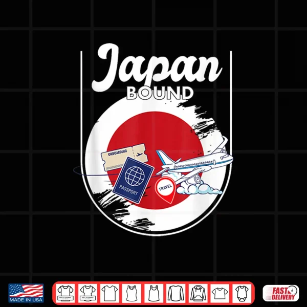 Design Japan Bound Vacation Tour Country Travel Trip Matching Shirt