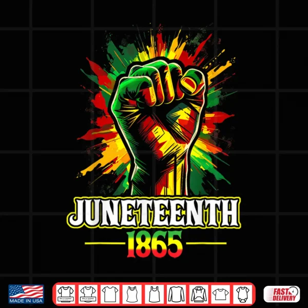 Design Juneteenth 1865 Black History African American Freedom Shirt