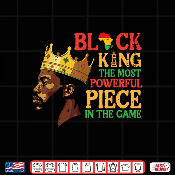 Design Juneteenth Black King Black History African Dad Men Shirt
