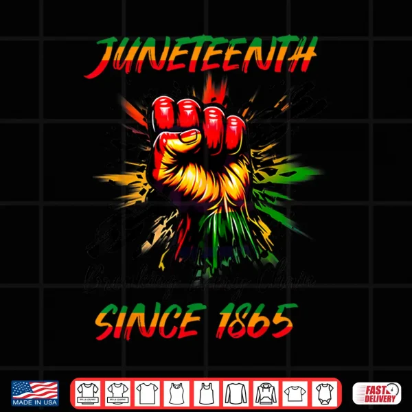 Design Juneteenth Breaking Every Chain Since 1865 For Women Men Shirt