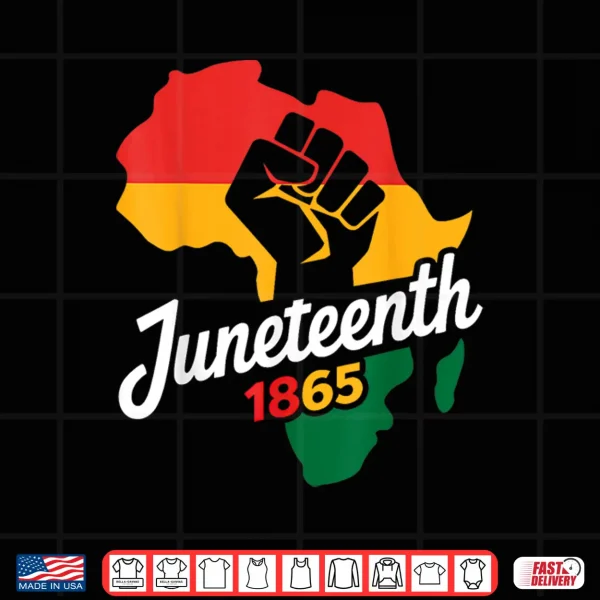 Design Juneteenth Eighteen Sixty Five Black History African Freedom Shirt