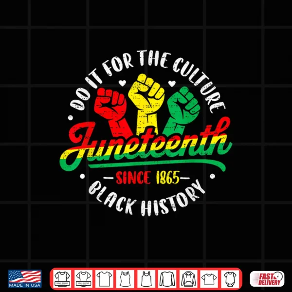 Design Juneteenth Freedom Day African June 19th Black Heritage Shirt