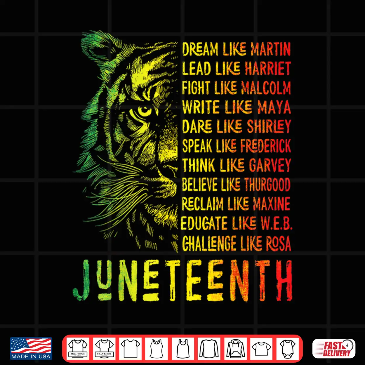 Juneteenth Shirt Dream Like Leaders Black History Women Men Shirt Juneteenth Shirt Dream Like Leaders Black History Women Men Shirt