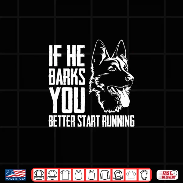 Design K9 Unit Thin Blue Line German Shepherd Police Dog Shirt