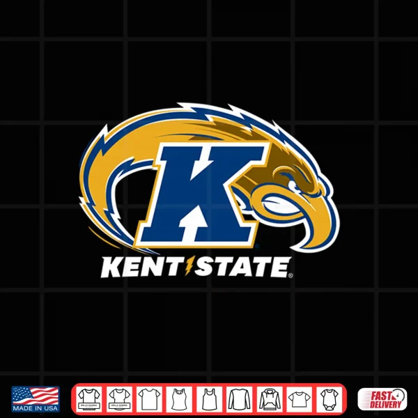 Design Kent State University Golden Flashes KS26 Comfort Colors Crop Top