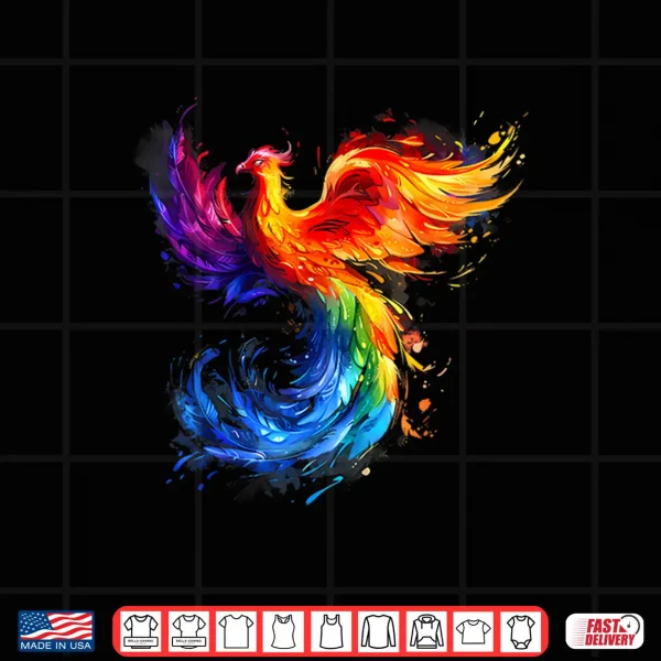 Design LGBT Phoenix LGBTQ LGBT Pride Month Rainbow Gay Pride Shirt