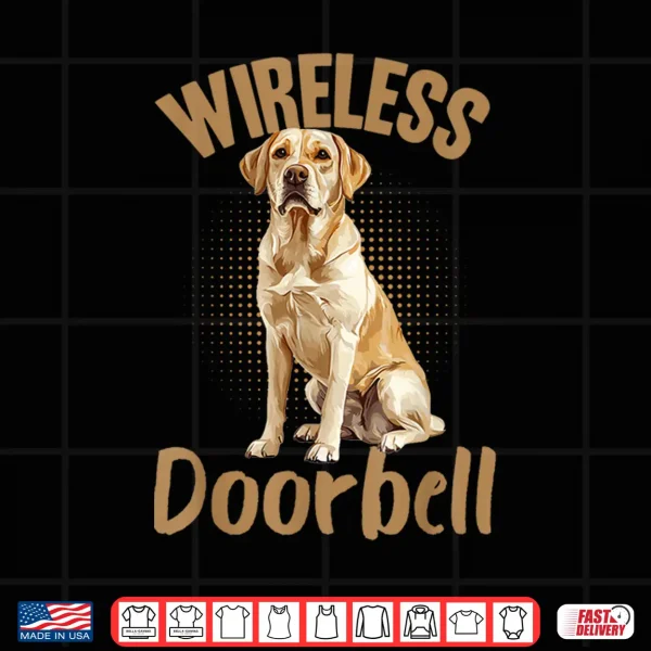 Design Labrador Retriever Dog Breed Wireless Doorbell Shirt