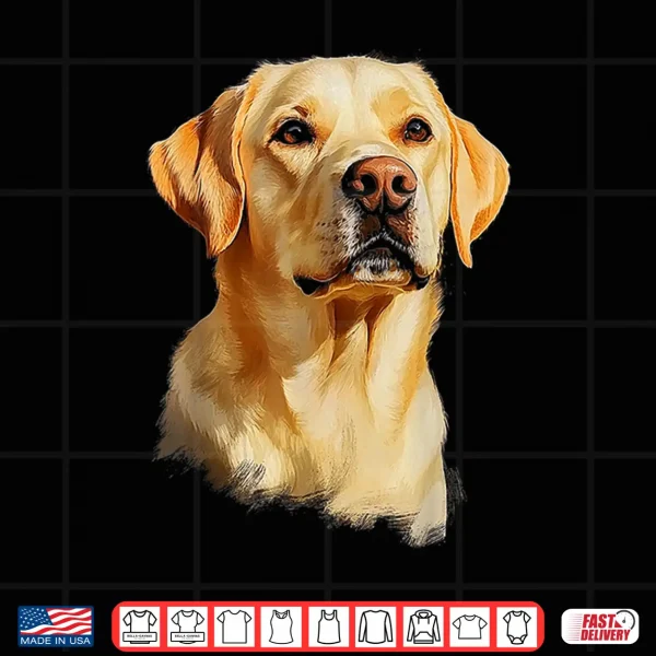 Design Labrador Retriever Dog Motif Pet Labrador Retriever Shirt