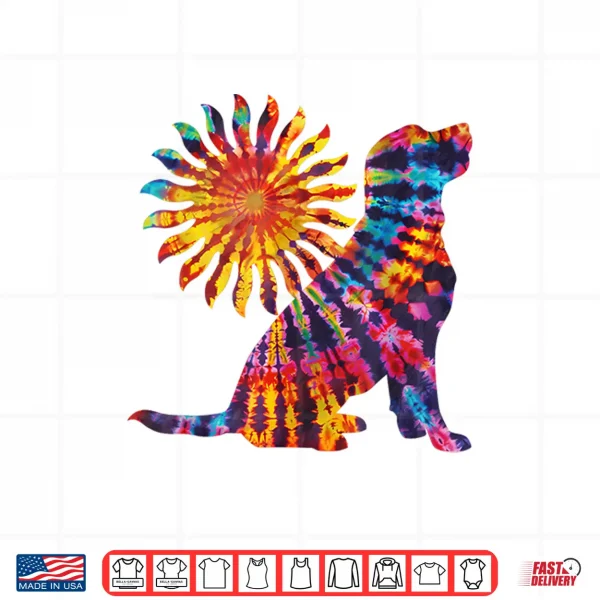 Design Labrador Retriever Dog Tie Dye Art Print Shirt Women Men Shirt