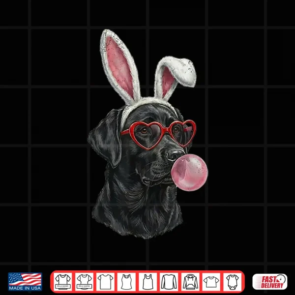 Design Labrador Retriever Easter Bunny Dog Lover Shirt