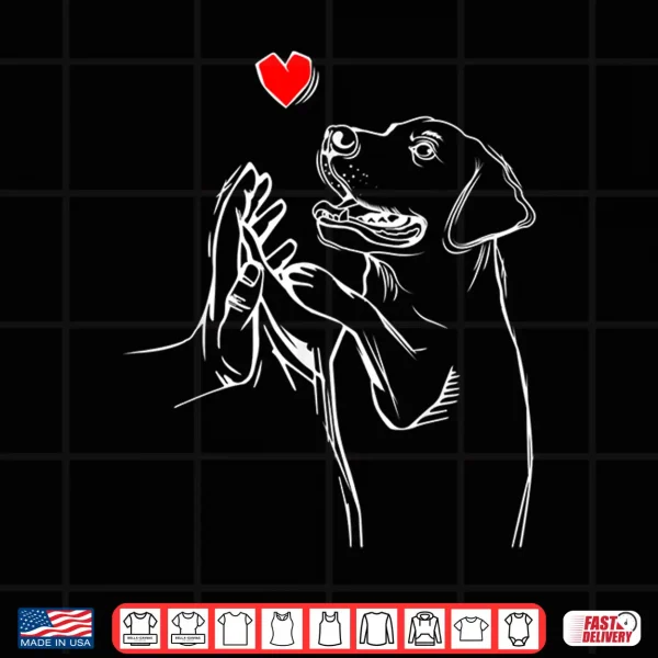 Design Labrador Retriever Love Golden Black Lab Shirt
