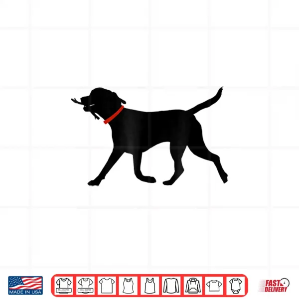Design Labrador Retriever Play Fetch Black Lab Shirt
