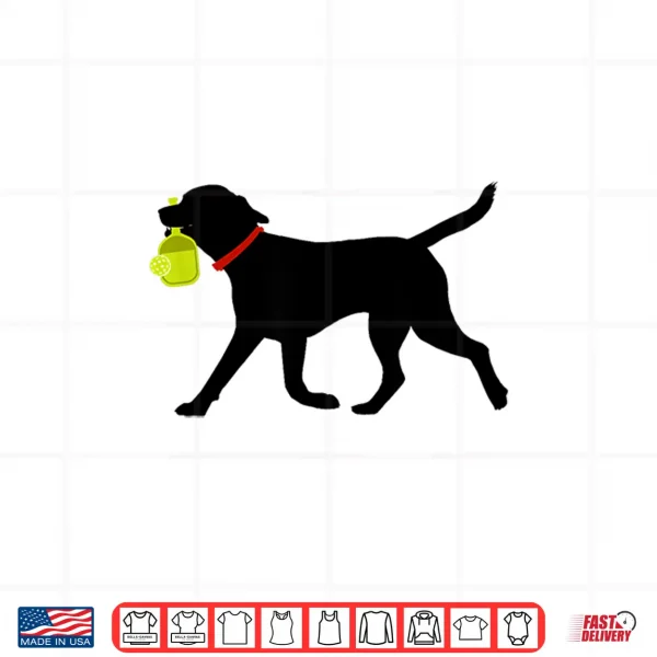 Design Labrador Retriever Shirt Play Pickleball Lover Black Lab Shirt