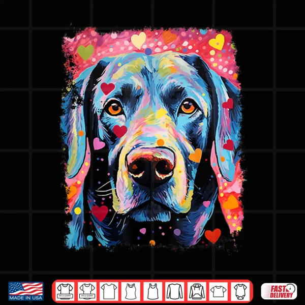 Design Labrador Retriever Valentines Day Shirt