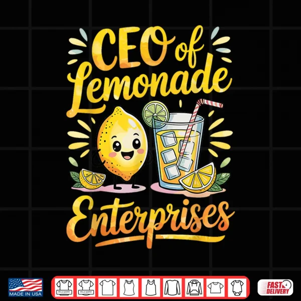 Lemonade Stand Ceo Of Lemonade Enterprises Shirt 4 Design Lemonade Stand CEO of Lemonade Enterprises Shirt