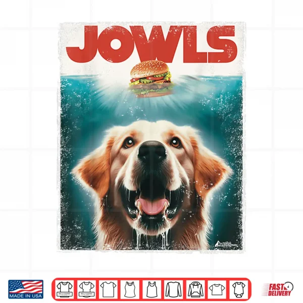 Design Light Golden Retriever Jowls Top Paws Cream Lab Dog Mom Dad Shirt