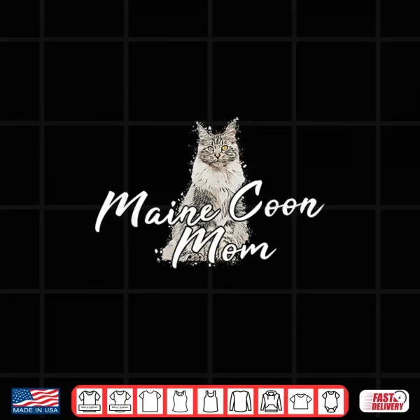 Design Maine Coon Cat Cats Kitten Maine Coon Professional Graphic Shirt