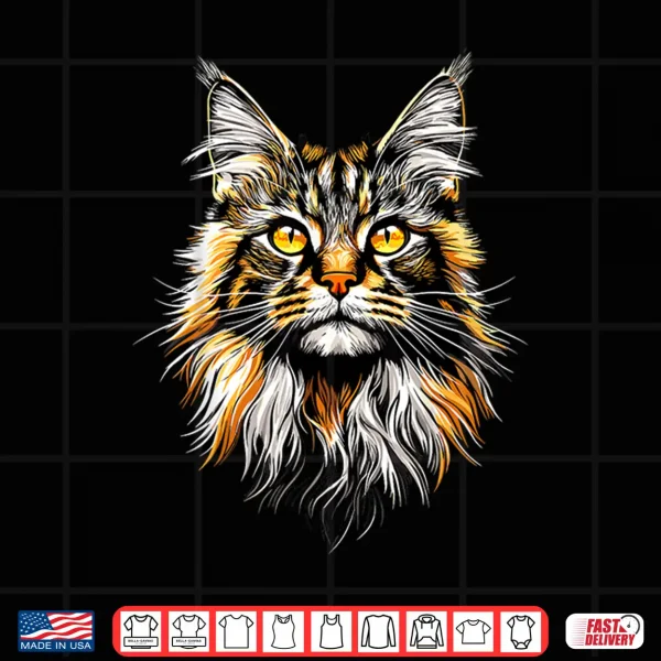 Design Maine Coon Cat Lovers Cute Funny Maine Coon Cats Lover Shirt