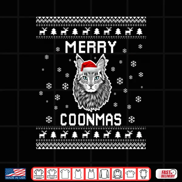 Design Maine Coon Cat Owner Ugly Christmas Sweater for Holidays Shirt